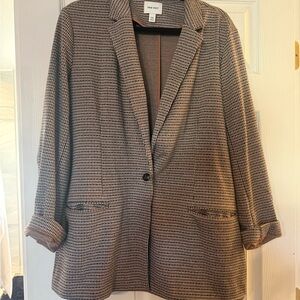 Nine West Classic Houndstooth Blazer